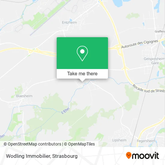 Wodling Immobilier map