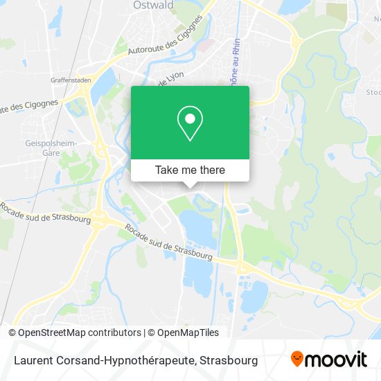 Laurent Corsand-Hypnothérapeute map