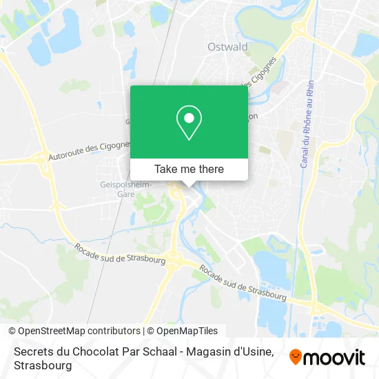 Secrets du Chocolat Par Schaal - Magasin d'Usine map
