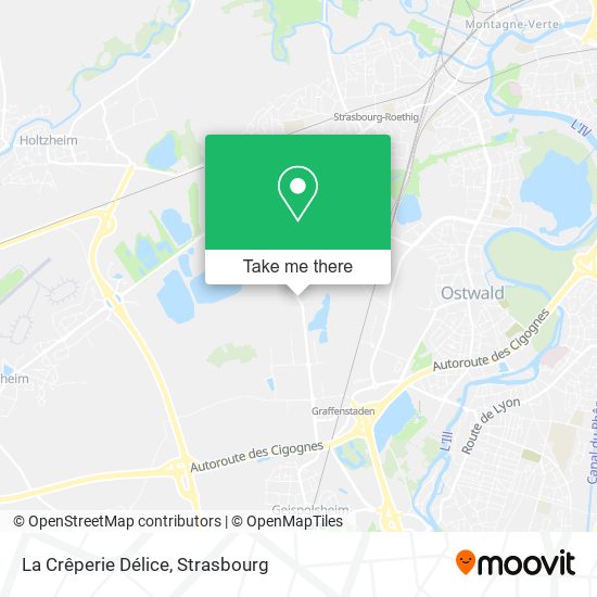 La Crêperie Délice map