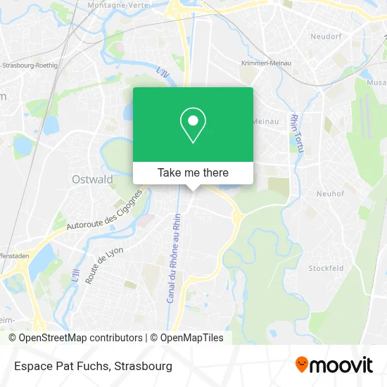 Espace Pat Fuchs map