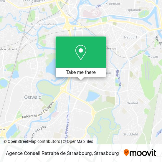 Agence Conseil Retraite de Strasbourg map