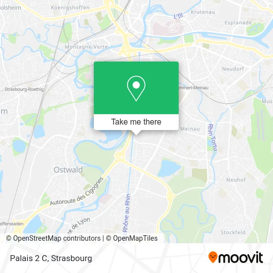 Palais 2 C map