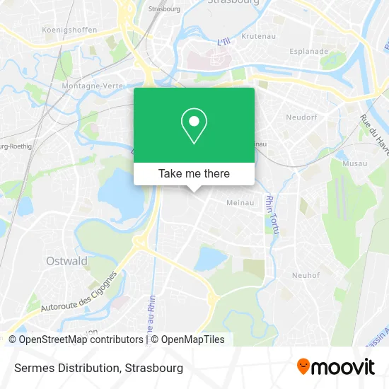 Sermes Distribution map