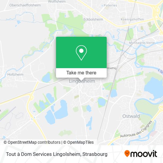Tout à Dom Services Lingolsheim map