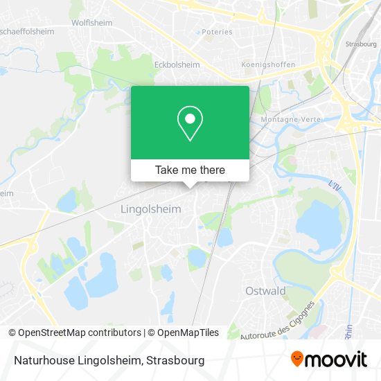 Naturhouse Lingolsheim map