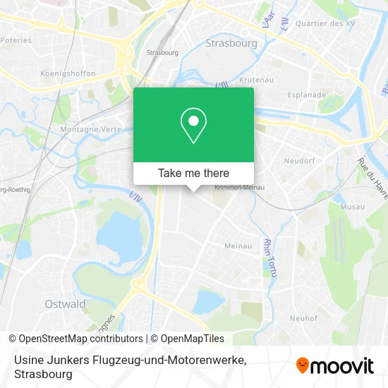 Usine Junkers Flugzeug-und-Motorenwerke map