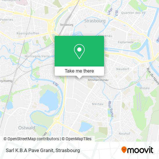 Sarl K.B.A Pave Granit map