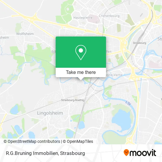 R.G.Bruning Immobilien map