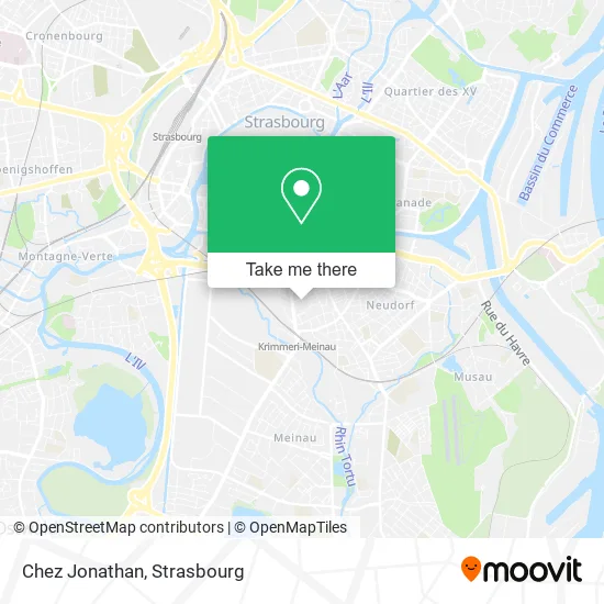 Chez Jonathan map