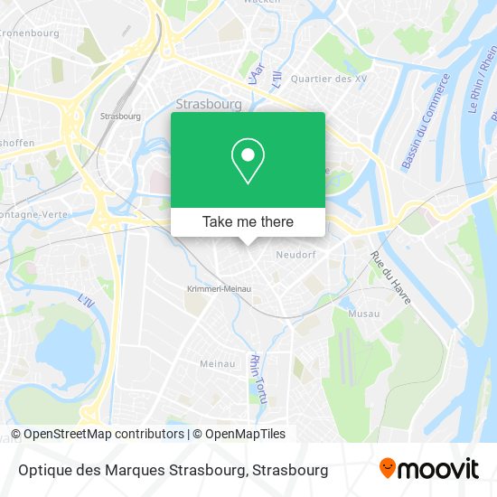 Optique des Marques Strasbourg map