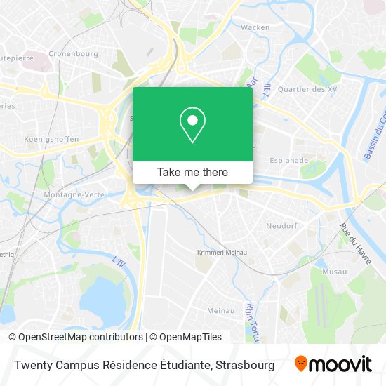 Twenty Campus Résidence Étudiante map