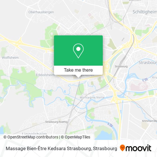 Massage Bien-Être Kedsara Strasbourg map