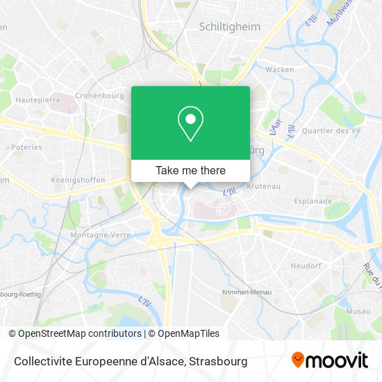 Collectivite Europeenne d'Alsace map