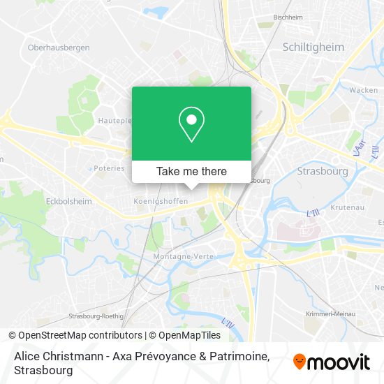 Alice Christmann - Axa Prévoyance & Patrimoine map