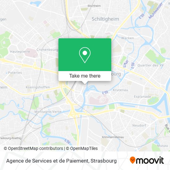 Agence de Services et de Paiement map