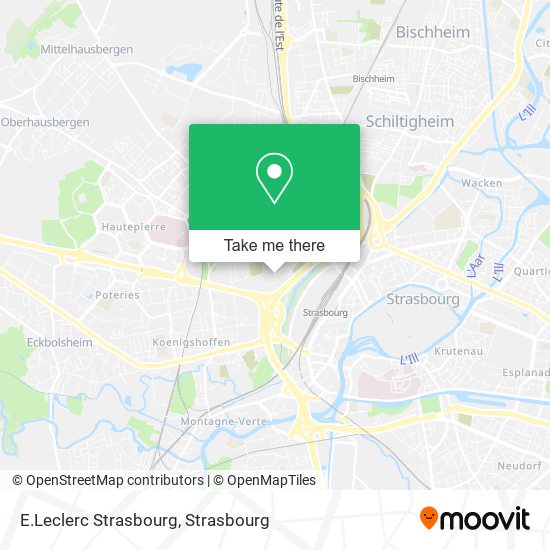 Mapa E.Leclerc Strasbourg