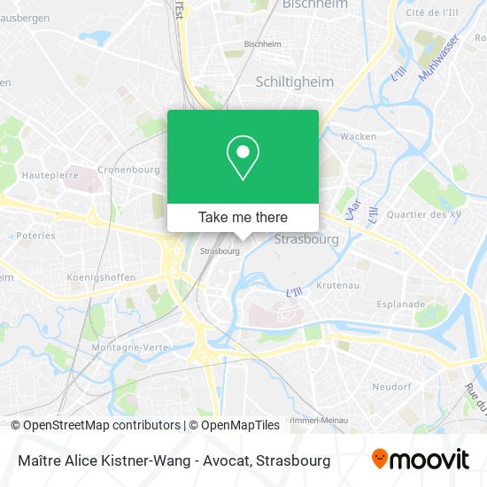 Maître Alice Kistner-Wang - Avocat map