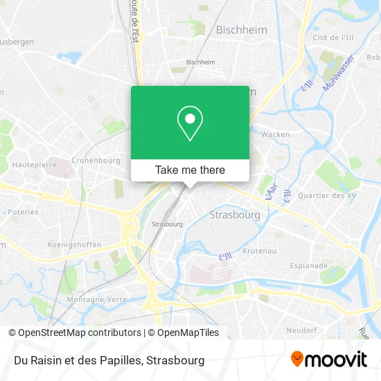 Du Raisin et des Papilles map