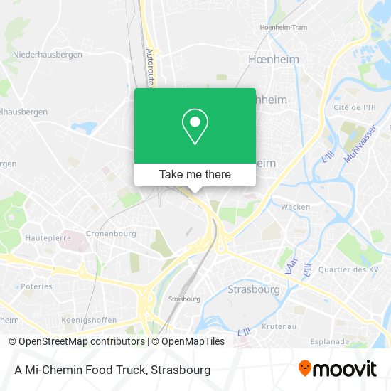 A Mi-Chemin Food Truck map