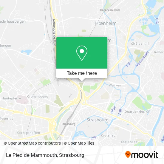 Le Pied de Mammouth map