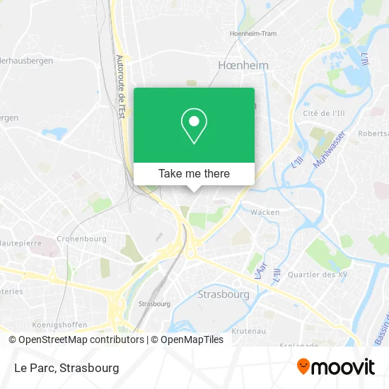 Le Parc map