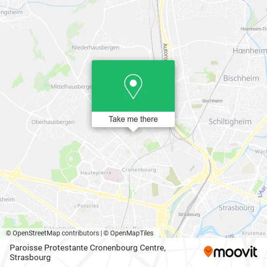 Paroisse Protestante Cronenbourg Centre map