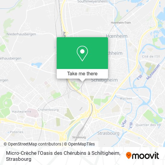 Micro-Crèche l'Oasis des Chérubins à Schiltigheim map