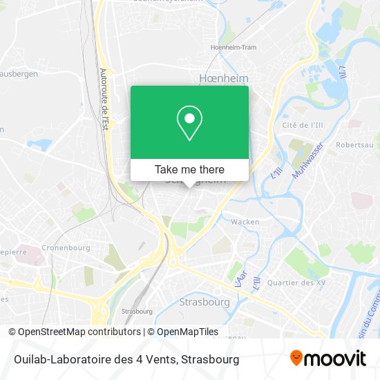 Ouilab-Laboratoire des 4 Vents map