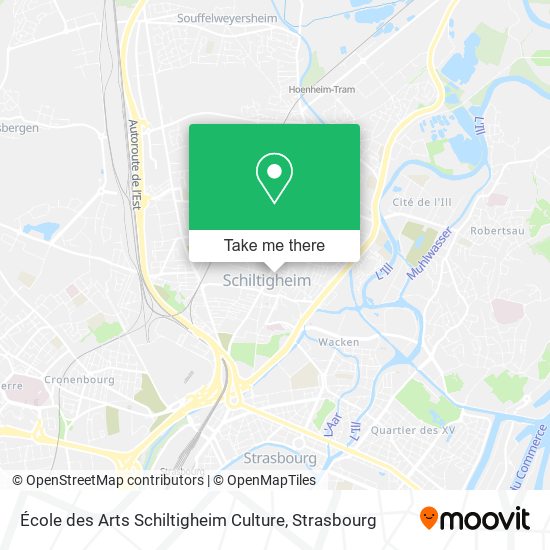 École des Arts Schiltigheim Culture map