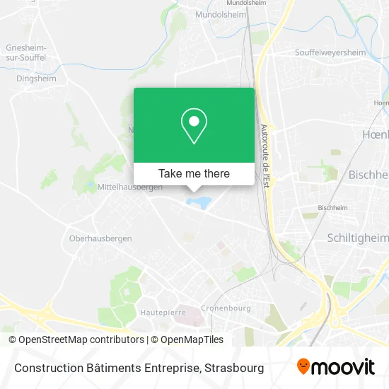 Construction Bâtiments Entreprise map