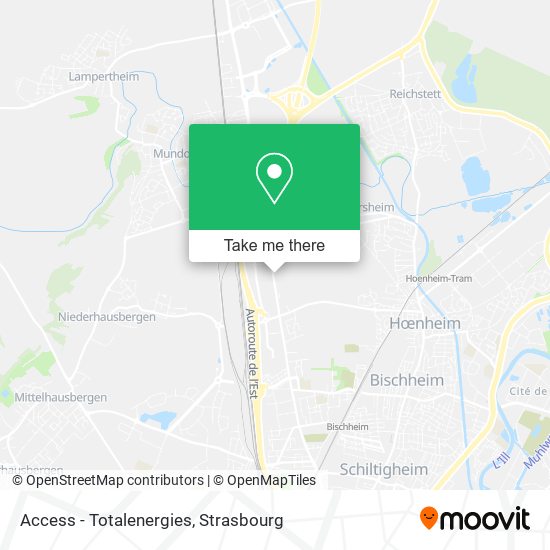 Access - Totalenergies map