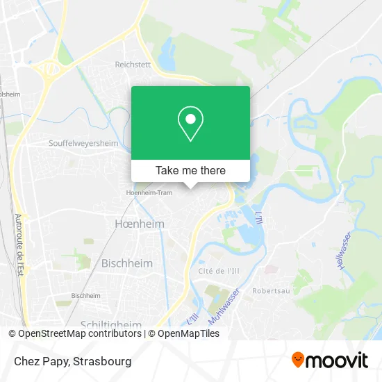 Chez Papy map