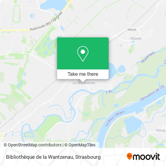 Bibliothèque de la Wantzenau map