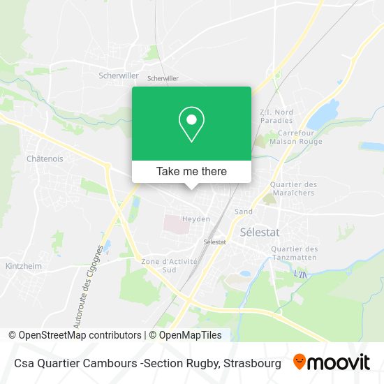 Csa Quartier Cambours -Section Rugby map