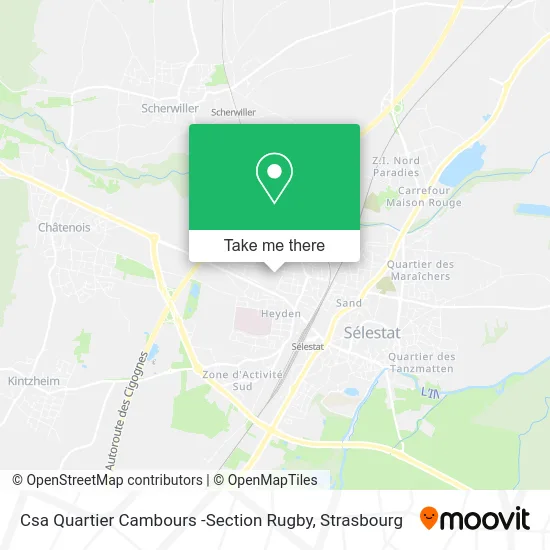 Csa Quartier Cambours -Section Rugby map