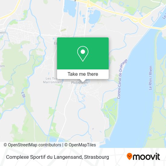 Complexe Sportif du Langensand map