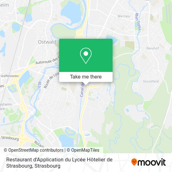 Restaurant d'Application du Lycée Hôtelier de Strasbourg map