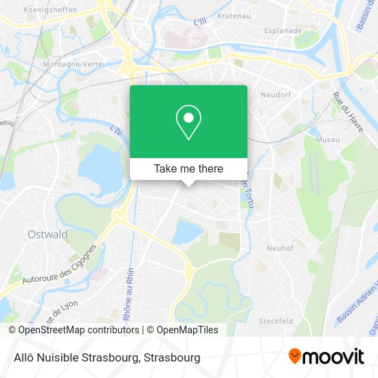 Allô Nuisible Strasbourg map