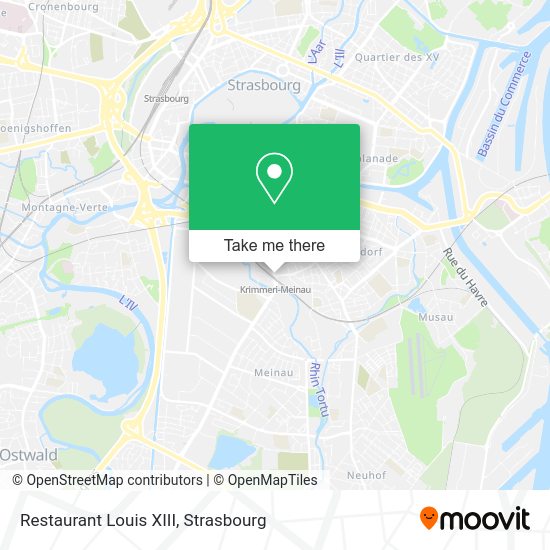 Restaurant Louis XIII map
