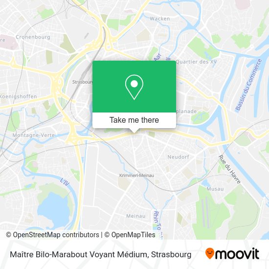 Maître Bilo-Marabout Voyant Médium map