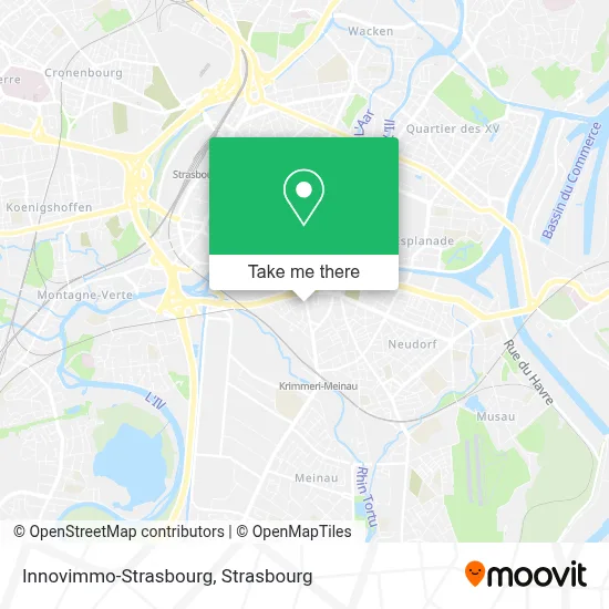 Innovimmo-Strasbourg map