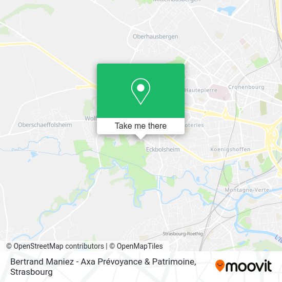 Bertrand Maniez - Axa Prévoyance & Patrimoine map