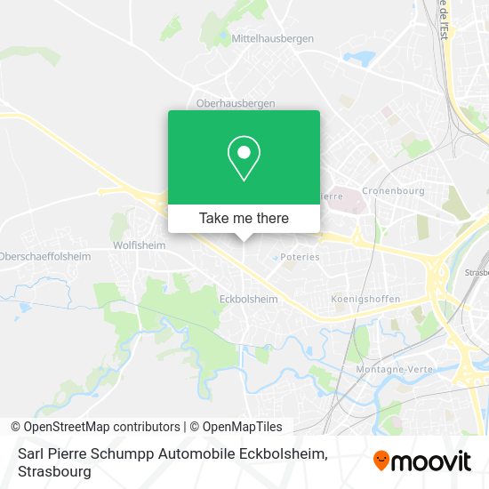 Sarl Pierre Schumpp Automobile Eckbolsheim map