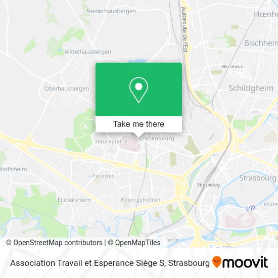 Association Travail et Esperance Siège S map