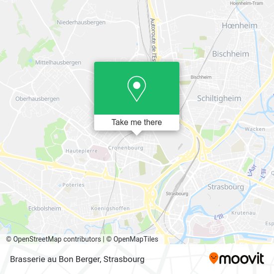 Brasserie au Bon Berger map