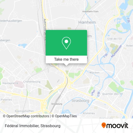 Fédéral Immobilier map
