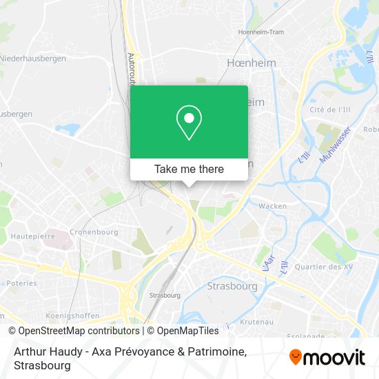 Arthur Haudy - Axa Prévoyance & Patrimoine map