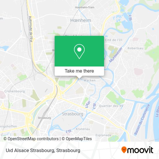 Uıd Alsace Strasbourg map