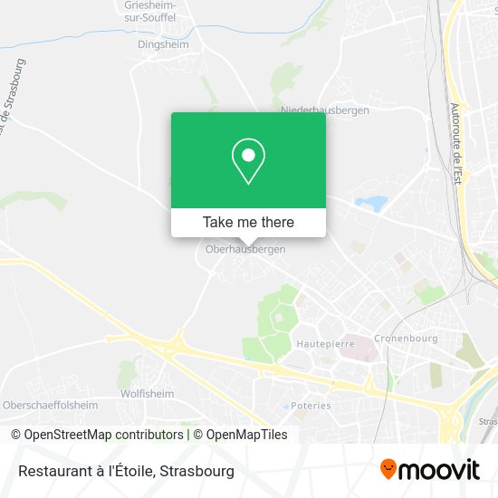 Restaurant à l'Étoile map